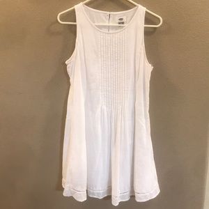 Old navy white linen dress